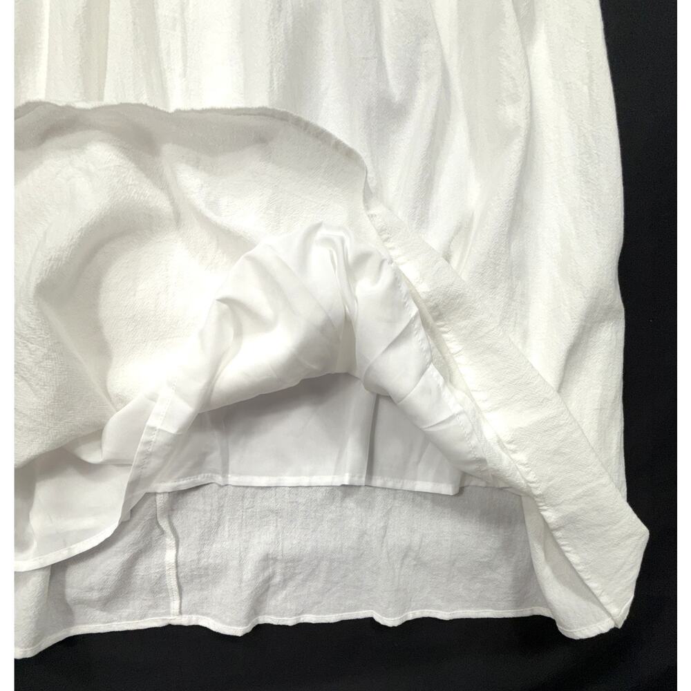 NWT Poéselle Women's white halter cotton dress, embroidered Celtic knotwork Sz 4 - Picture 9 of 13